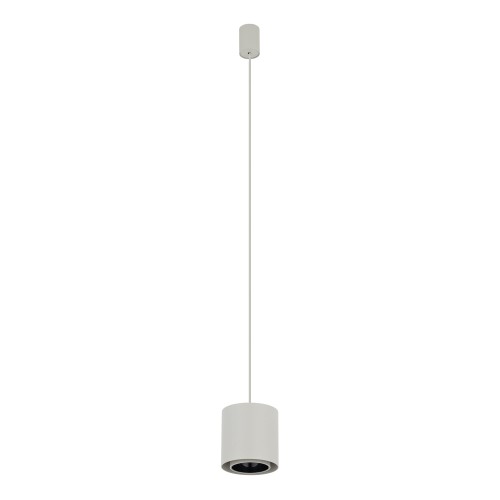 Lampa wisząca POINT DUO 11513 Nowodvorski 1xGU10 R50 10W only LED Stal lakierowana Silk gray