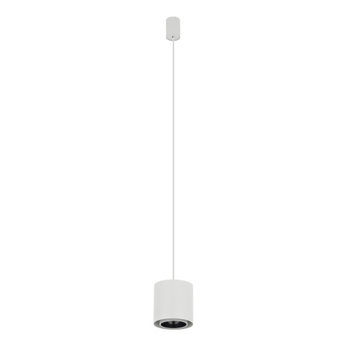 Lampa wisząca POINT DUO 11510 Nowodvorski 1xGU10 R50 10W only LED Stal lakierowana Biały