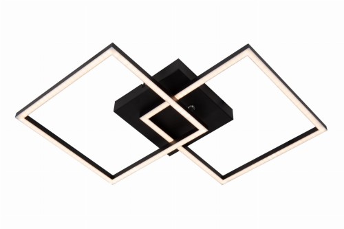 Lampa sufitowa plafon Arianne 53103/22/30 Lucide 1x23W Zintegrowany LED Aluminium Czarny