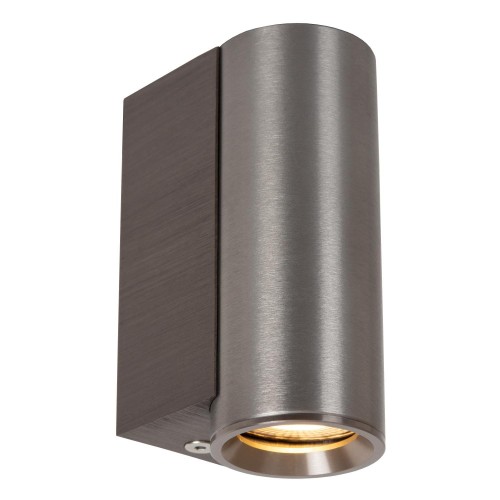 Lampa ścienna kinkiet DUPLA 09243/01/15 Lucide 1x3,8W GU10 Aluminium Szary