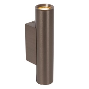 Lampa ścienna kinkiet DUPLA 09243/02/97 Lucide 2x3,8W GU10 Aluminium Brązowy