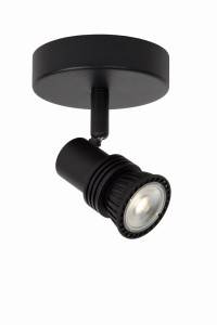 Lampa sufitowa reflektorowa Kianti 53901/01/30 Lucide 1x50W GU10 Metal /Czarny