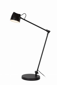 Lampa stojąca biurkowa MILNE 44616/06/30 Lucide 1x8W LED Metal Czarny