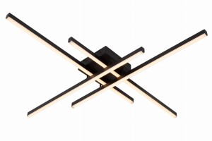 Lampa sufitowa natynkowa NOVAK 78100/42/30 Lucide 1x42W LED Metal Czarny