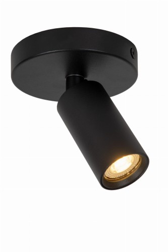 Lampa sufitowa reflektorowa RITMO 09942/01/30 Lucide 1x35W GU10 Aluminium Czarny