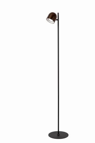 Lampa stojąca podłogowa SKANSKA RECH 03749/03/96 Lucide 1x3W LED Metal Brązowy/Czarny