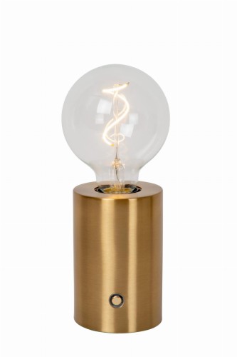 Lampa stojąca stołowa VIVO 52502/01/02 Lucide 1x1W E27 Metal Złoty/Biały