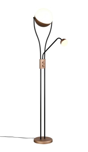 Lampa stojąca podłogowa CHRIS 478310265 Trio 1x18W LED Metal Brązowy