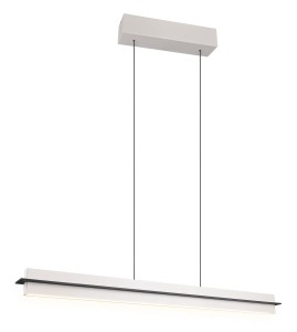 Lampa wisząca sufitowa EMERSON 346710176 Trio 1x22W LED Metal Szary