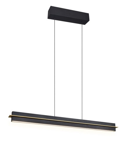 Lampa wisząca sufitowa EMERSON 346710180 Trio 1x22W LED Metal Czarny