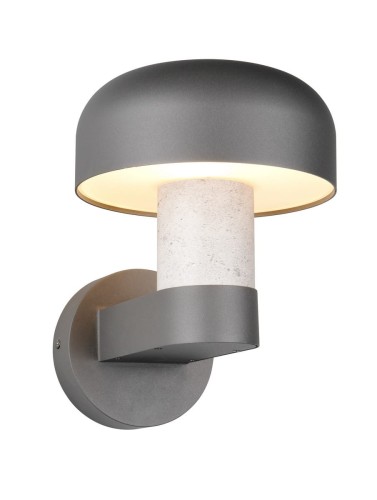 Lampa ścienna kinkiet FRASER 262560178 Trio 1x10W E27 Aluminium/Szary