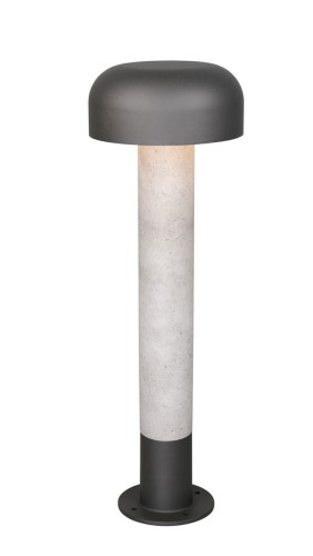 Lampa zewnętrzna stojąca FRASER 562560178 Trio 1x10W E27 Aluminium Szary