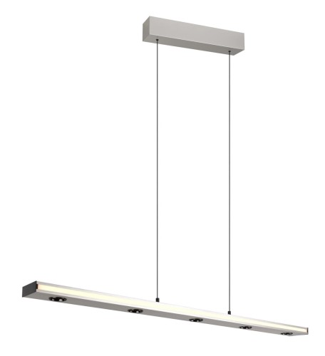 Lampa wisząca sufitowa GRAHAM 353010107 Trio 7x5W LED Metal / Srebrny