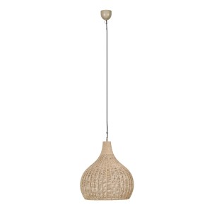 Lampa wisząca sufitowa JANNE 366700136 Trio 1x10W E27 Metal Naturalny/Czarny