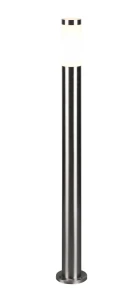 Lampa zewnętrzna gruntowa TRIOTO 409760107 Trio 1x20W E27 Stal / Srebrny