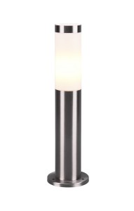 Lampa zewnętrzna stojąca TRIOTO 509760107 Trio 1x20W E27 Stal Srebrny