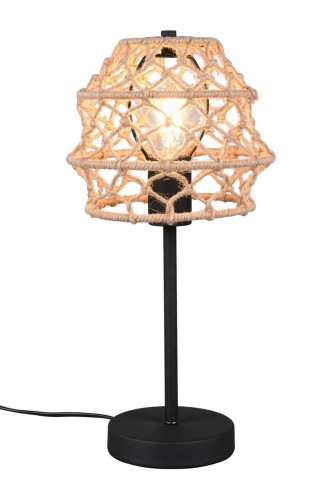 Lampa stojąca stołowa Hive R51681036 RL 1x10W E27 Metal/Konopie
