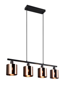 Lampa wisząca sufitowa JASON R36304064 RL 4x10W E14 Metal/Szkło