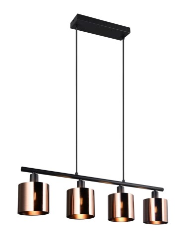Lampa wisząca sufitowa JASON R36304064 RL 4x10W E14 Metal/Szkło