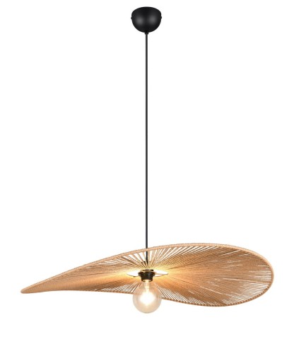 Lampa wisząca sufitowa LAURINE R36161926 RL 1x40W E27 Przędza Papierowa