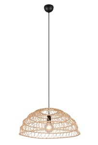 Lampa wisząca sufitowa PAULETTE R36141026 RL 1x40W E27 Przędza Papierowa/Papier