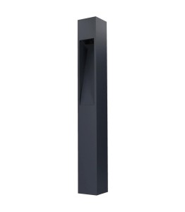 Lampa zewnętrzna słupek ogrodowy Modern 80 Radex IP 44 IP44 GU10 Aluminium/Poliwęglan Grafit