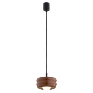 Lampa wisząca sufitowa Tevo 8817 Argon 1x4,5W G9 Szkło/Stal Terakota/Opal Mat
