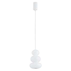 Lampa wisząca sufitowa Orlando 8824 Argon 1x5W GU10 Szkło/Stal Lakierowana Opal Biały Połysk