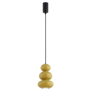 Lampa wisząca sufitowa Orlando 8826 Argon 1x5W GU10 Szkło/Stal Lakierowana Miodowy Połysk