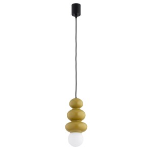 Lampa wisząca sufitowa Orlando Plus 8787 Argon 1x6W G9 Szkło/Stal Lakierowana Miodowy Połysk/Opal Mat