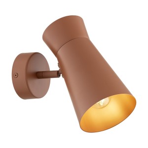 Lampa ścienna kinkiet Lord 8765 Argon 1x7W E14 Stal Lakierowana Terakota