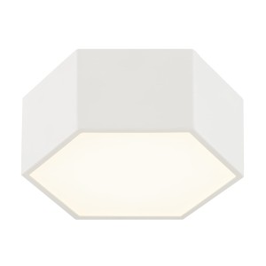 Lampa sufitowa natynkowa Libero 8781 Argon 12W LED Stal/Szkło Kremowy Biały