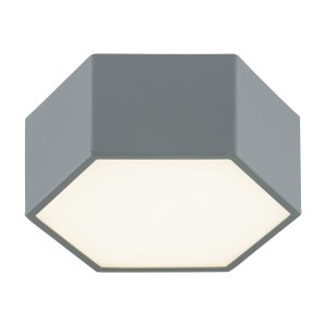 Lampa sufitowa plafon Libero 8784 Argon LED 12W Stal Lakierowana Ciemna Szałwia