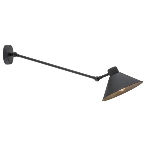 Lampa ścienna Kinkiet Altea 4072 Argon 1xE27 15W Stal Lakierowana, Czarny