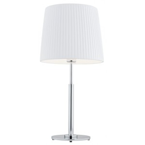 Lampa Stołowa Asti 3847 Argon 1xE27 15W Elementy Chromowane, Biały