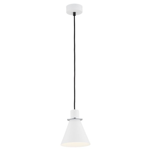 Lampa Wisząca Beverly 4681 Argon 1xE27 15W Stal Lakierowana/ Stal Chromowana, Biały