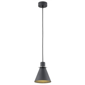 Lampa Wisząca Beverly 4688 Argon 1xE27 15W Stal Lakierowana/ Stal Chromowana, Czarny / Chrom