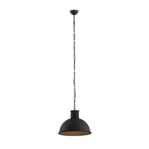 Lampa Wisząca Eufrat 3191 Argon 1xE27 15W Stal Lakierowana, Czarny