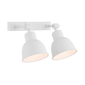 Lampa ścienna Kinkiet Eufrat 676 Argon 2xE27 15W Stal Lakierowana, Biały