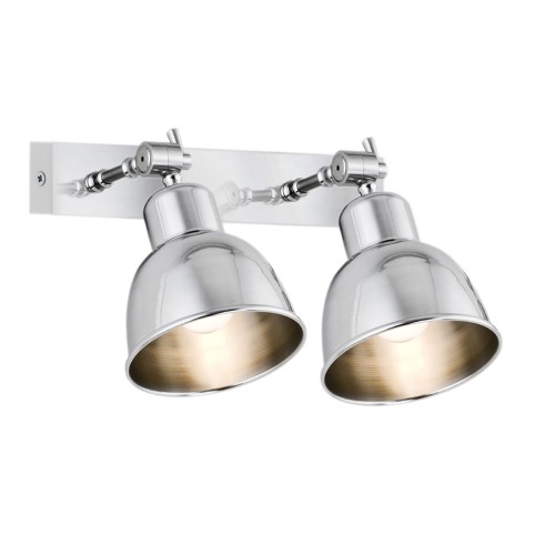 Lampa ścienna Kinkiet Eufrat 671 Argon 2xE27 15W Stal Chromowana, Chrom Szczotkowany