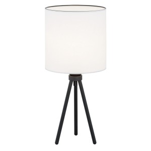 Lampa Stołowa Hilary 4083 Argon 1xE27 15W Stal Lakierowana, Biały
