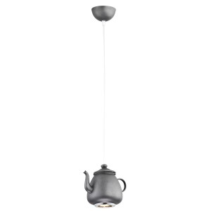 Lampa Wisząca Jamajka 3653 Argon 1xGU10 5W Stal Lakierowana, Antracyt
