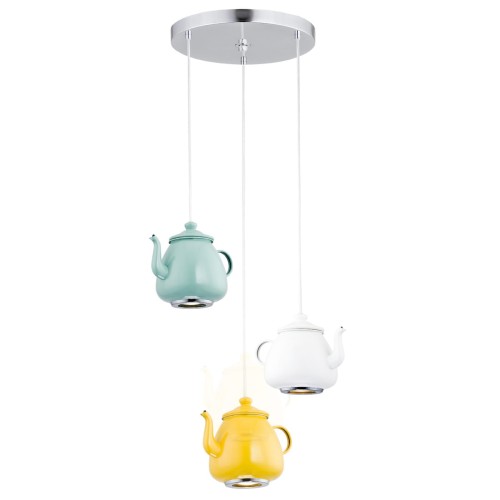 Lampa Wisząca Jamajka 1326 Argon 3xGU10 5W Stal Lakierowana,