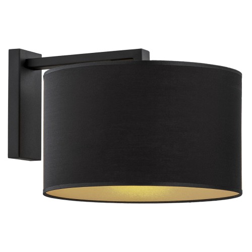 Lampa ścienna Kinkiet Karin 4340 Argon 1xE27 15W Stal Lakierowana, Czarny