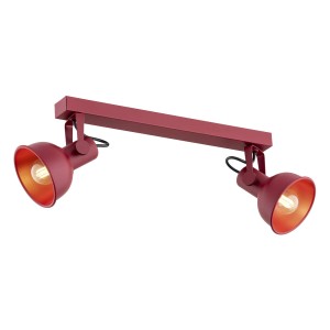 Lampa sufitowa Lampa reflektorowa Lenora 7173 Argon 2xE14 7W Stal Lakierowana, Czerwony