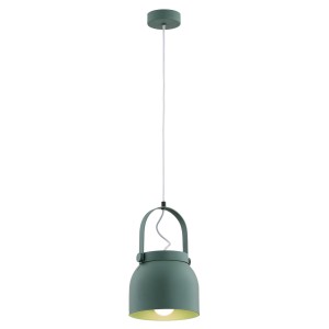 Lampa Wisząca Logan 8283 Argon 1xE27 15W Stal Lakierowana, Zielony