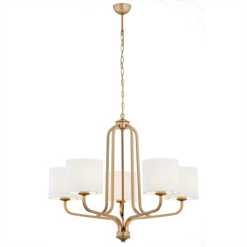 Lampa wisząca Żyrandol Maranello 2172 Argon 5xE27 15W Stal Lakierowana, Biały