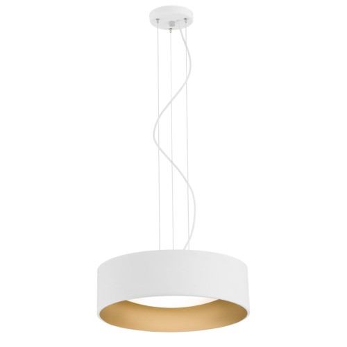 Lampa Wisząca Mohito 1213 Argon 3xE27 15W Stal Lakierowana/ Szkło, Biały/Złoty