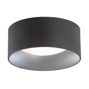 Lampa sufitowa Plafon Mohito 704 Argon 2xE27 15W Stal Lakierowana/ Szkło, Czarny/ Srebrny Wewnątrz