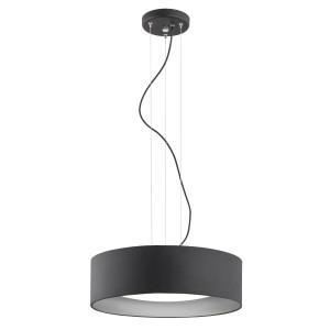 Lampa Wisząca Mohito 1214 Argon 3xE27 15W Stal Lakierowana/ Szkło, Czarny/ Srebrny Wewnątrz